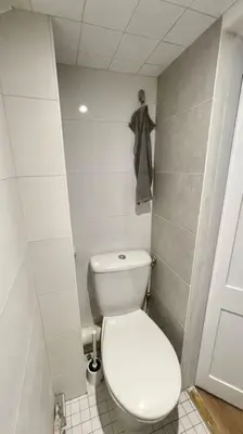 Salle de bains dans l'établissement Charmant cocon au cœur de Dijon