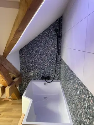 Salle de bains dans l'établissement Demeure de charme