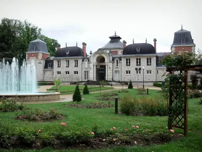 Jardin de l'établissement Demeure de charme