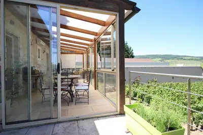 Balcon ou terrasse dans l'établissement Les Gagères