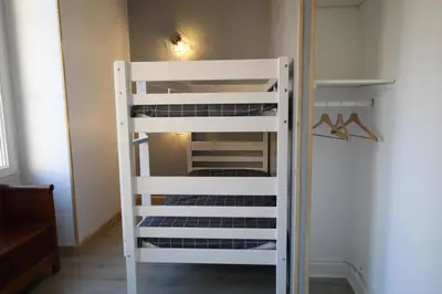 Un ou plusieurs lits superposés dans un hébergement de l'établissement Gîte Darcey la Jolie 6/8 pers.