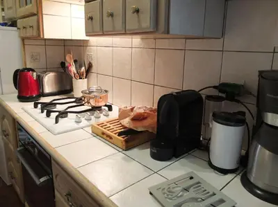 Cuisine ou kitchenette dans l'établissement CHARMING FLAT IN HISTORICAL CENTRE