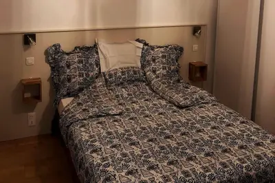 Un ou plusieurs lits dans un hébergement de l'établissement Appartement luxueux 2 chambre CENTRE VILLE Langkawi