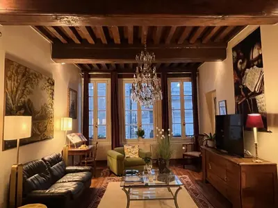 Coin salon dans l'établissement COSY POTET