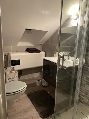 Salle de bains dans l'établissement Le Duplex de l’Avenue