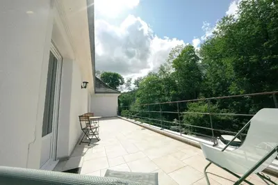 Balcon ou terrasse dans l'établissement Domaine de Neuvon