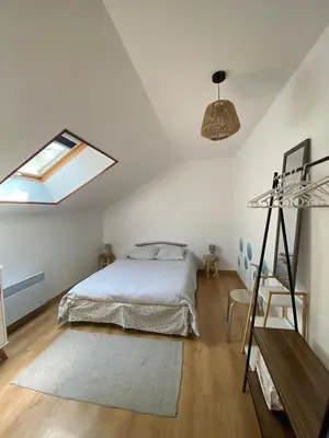 Un ou plusieurs lits dans un hébergement de l'établissement Petit cocon au cœur du Morvan