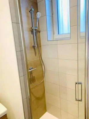 Salle de bains dans l'établissement Appartement plein centre
