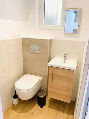 Salle de bains dans l'établissement Appartement plein centre