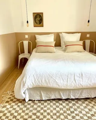 Un ou plusieurs lits dans un hébergement de l'établissement L’appartement 39