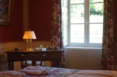 Un ou plusieurs lits dans un hébergement de l'établissement Château de Mauvilly