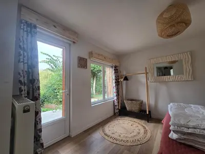 Un ou plusieurs lits dans un hébergement de l'établissement La Maison des 4 moineaux